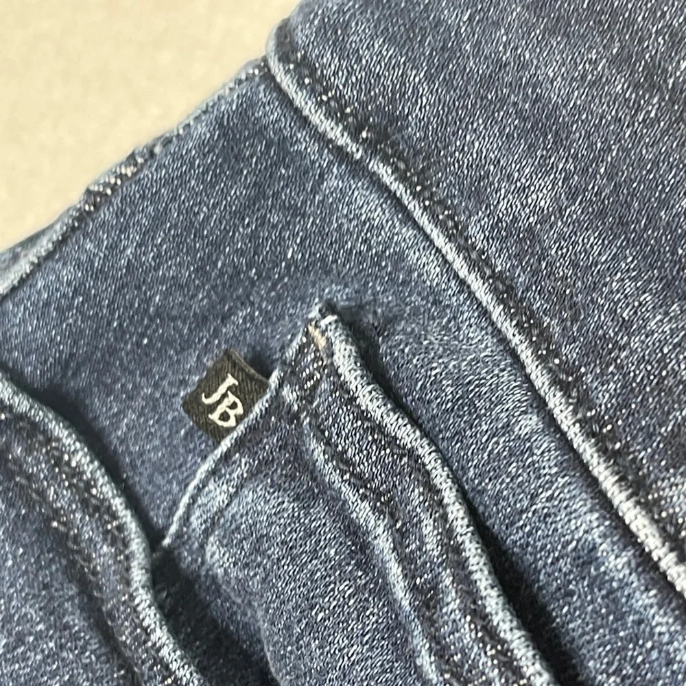 Judy Blue Dark Wash Mid Rise Skinny Fit Jeans Size 24W Stretchy No Distress - Picture 5 of 9